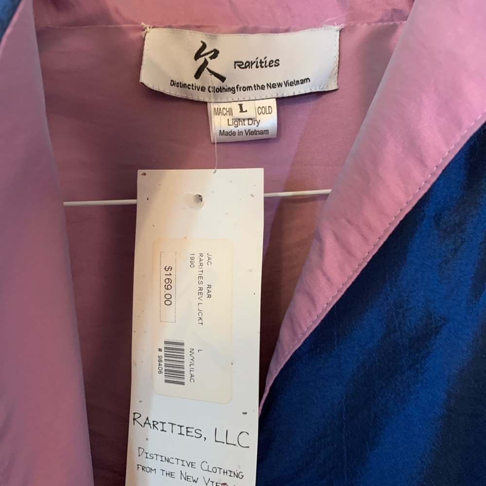 Two piece silk sleeveless dress & top coat w/tags.